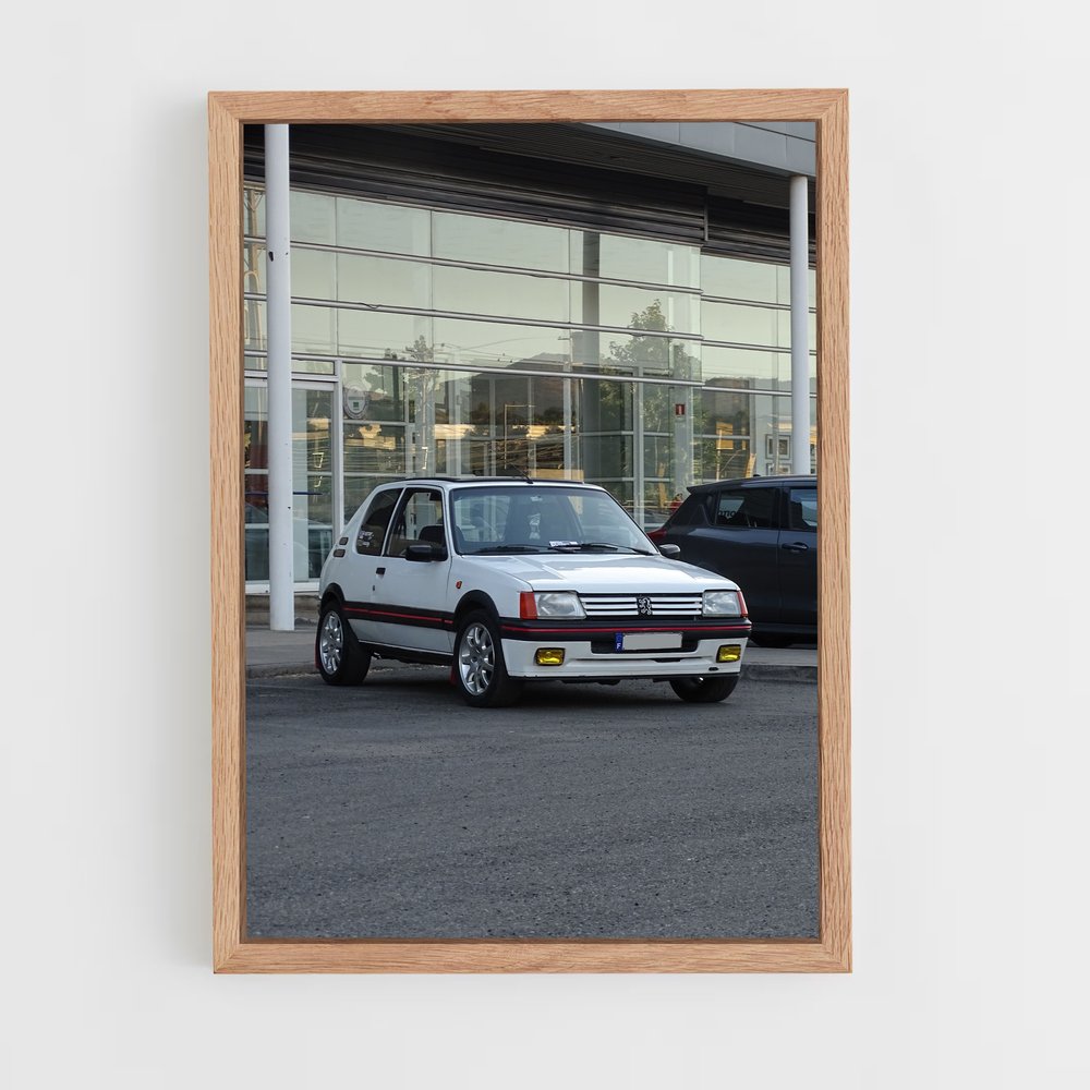 Poster La 205 Enchantée – affiche Peugeot (vue 4)